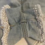 American Eagle Women's Distressed Denim Shorts Lace Trim Size 10 Photo 7