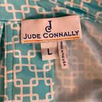 Jude connally Lisa halter dress blue and white L Size L Photo 7