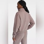 NWT  Les Sports Bandier 1/2 Zip Sweatshirt Iron/Regal Orchid Size XS Photo 1