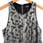 Laundry by Shelli Segal Silver Silver Sequin Dress Photo 3