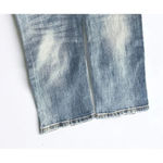 Hot Kiss Cat Capri Distressed Faded Mid-Rise Blue Jeans Women's Size 7 Photo 4
