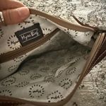 Myra Bag Canvas Leather Shoulder Bag Boho Southwestern Tote Purse Brown Photo 3