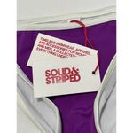 Solid & Striped  The Amber Side Tie Bikini‎ Bottom Electric Grape Purple Large Photo 3
