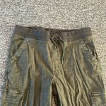 NWT Level99 Linen and stencil Jogger Pants Sz L Green Size L Photo 1