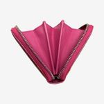 Christian Dior Pink Patent Cannage Zip Around Wallet Authentic Made In Italy Photo 15