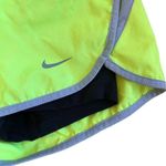 Nike Women’s Dri Fit Neon Green Running Yoga Shorts Retro Sport Photo 6