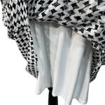 White House | Black Market WHBM SZ 12 A-Line Dress Houndstooth Sleeveless Lined Keyhole V-Neck Knee Length Photo 2