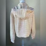 Something Navy  textured cropped hoodie,‎ size medium Photo 4