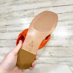 Schutz Sandals Women Size 8 Puffy Fairy Leather Slide Puffed Cross Over Summer Photo 2