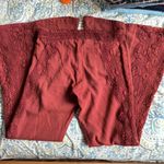 Free People Neptune's Net Crochet Flare Pants Photo 5