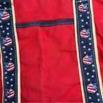 Joe Boxer  red blue apples stars teacher shoulder bag patriotic tote school VTG Photo 5