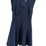 Rebecca Taylor rent the runway Blue Sleeveless V-Neck Fit and Flare Mini Dress Photo 9