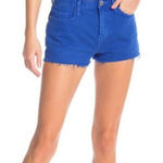 Current/Elliott NWOT Current Elliot Blue The Boyfriend Mid Rise Shorts Photo 0