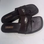 Brighton Vintage Y2K 90s Brown Equestrian Western Platform Wedge Sandals 10 Photo 6