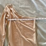Show Me Your Mumu $92  Brinkley One Shoulder Bodysuit In Taupe Size XS Photo 4