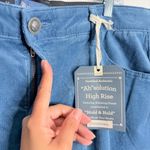 Democracy NWT  Ab Solution High Rise Corduroy Pant Blue 18W Stretch Slimming Photo 5