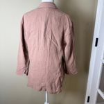 Madewell Linen Blend Gauze Neutral 2 Button Blazer Jacket Size Small Photo 5