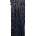 Theia Shimmering Navy Formal Gown Photo 0