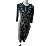 Allison Brittney  size, small black and tan long sleeve sweater dress Photo 1