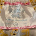 California Moon Rise Tie Front Crochet Blouse White Size M Photo 6