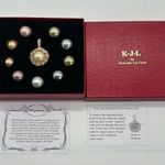KJL Kenneth Jay Lane Vintage First Lady Simulated Pearl Enhancer Set Photo 0