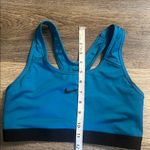 Nike  Dri Fit Turquoise Fitness Athletic Workout Sports Bra Size Medium Photo 5