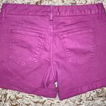 Tommy Hilfiger Purple Jean Shorts Photo 1
