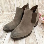 Rockport Danii Chelsea Bootie Stone Suede Ankle Boots Size 7 Photo 4