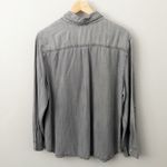 Chico's | Chambray Tunic Button Up Gray Tencel Lyocell Long Sleeve | Size 3, XL Photo 1
