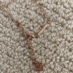 Kendra Scott Elisa Pendant Necklace Rose Gold Drusy Chain 15” - 17” Choker FLAWS Photo 4