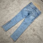 Pilcro  Women’s The Slim Boyfriend Mid Rise Relaxed Jeans Side-Leg Embroidery 30T Photo 6