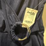 Charlotte Russe NWT Navy Blue Mini Dress. Attached belt size med. flare bottom Photo 1