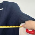 Rag and Bone  Womens Serena Cardigan Sweater Small Navy Blue Academic Cotton Wool Photo 5