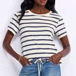 Market & Spruce  2 Pack Tanner Boxy Cotton Blend Tee Beige Medium NWT Photo 1