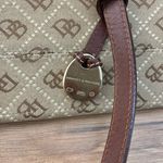 Dooney & Bourke Leather Logo Fabric Satchel Bag Purse Vintage Women’s Photo 9