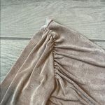 Gold Asymmetrical Puff Sleeve Cocktail Dress Photo 4