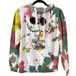 Disney  The Nightmare Before Christmas Jack Tie Dye Hoodie Sweatshirt Medium Photo 0