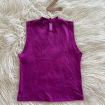 SKIMS Cotton Jersey Mock Neck Tank Lollipop Size Large Photo 1