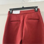 Ann Taylor The Ankle Midrise Slim Leg Maroon Burgundy Work Career Dress Pant 00P Red Photo 4