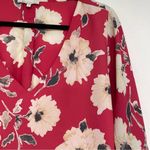 Skies Are Blue  Urban Outfitters Pink Floral Bell Sleeve Blouse Womens 1X Shirt Photo 2