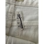 Madewell  - NWT Denim High-Waist Straight Mini Skirt in Tile White Sz 24 Photo 8