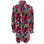 CROSBY by Mollie Burch  groovy baby printed mini dress sz S Photo 1
