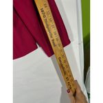 Coldwater Creek  Women's Floral Ruffle Collar Blazer Jacket Lined Burgundy Sz 16 Photo 10