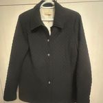 Kate Hill Black Quilted Casual Light Jacket (Spring/Fall) - size medium Photo 0