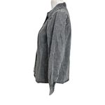 Rails Angelica Acid Wash Button Shirt Women’s Small Black Long Sleeve Casual Gray Photo 3