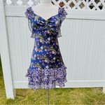 Forever 21  Floral Tiered Mini Dress Photo 3