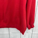 American Vintage  Sweater Sweatshirt MEDIUM Red Crewneck Buttons Pullover Photo 3