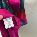 Trina Turk  Metallic Chevron Striped Trapeze Halter Dress Womens Size S Photo 5