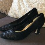 Karen Scott  Black Suede Heels S7AA Photo 0