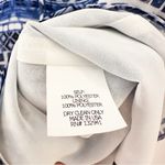 Amanda Uprichard Saratoga Off the Shoulder Mini Dress Tapestry Blue sz small Photo 7